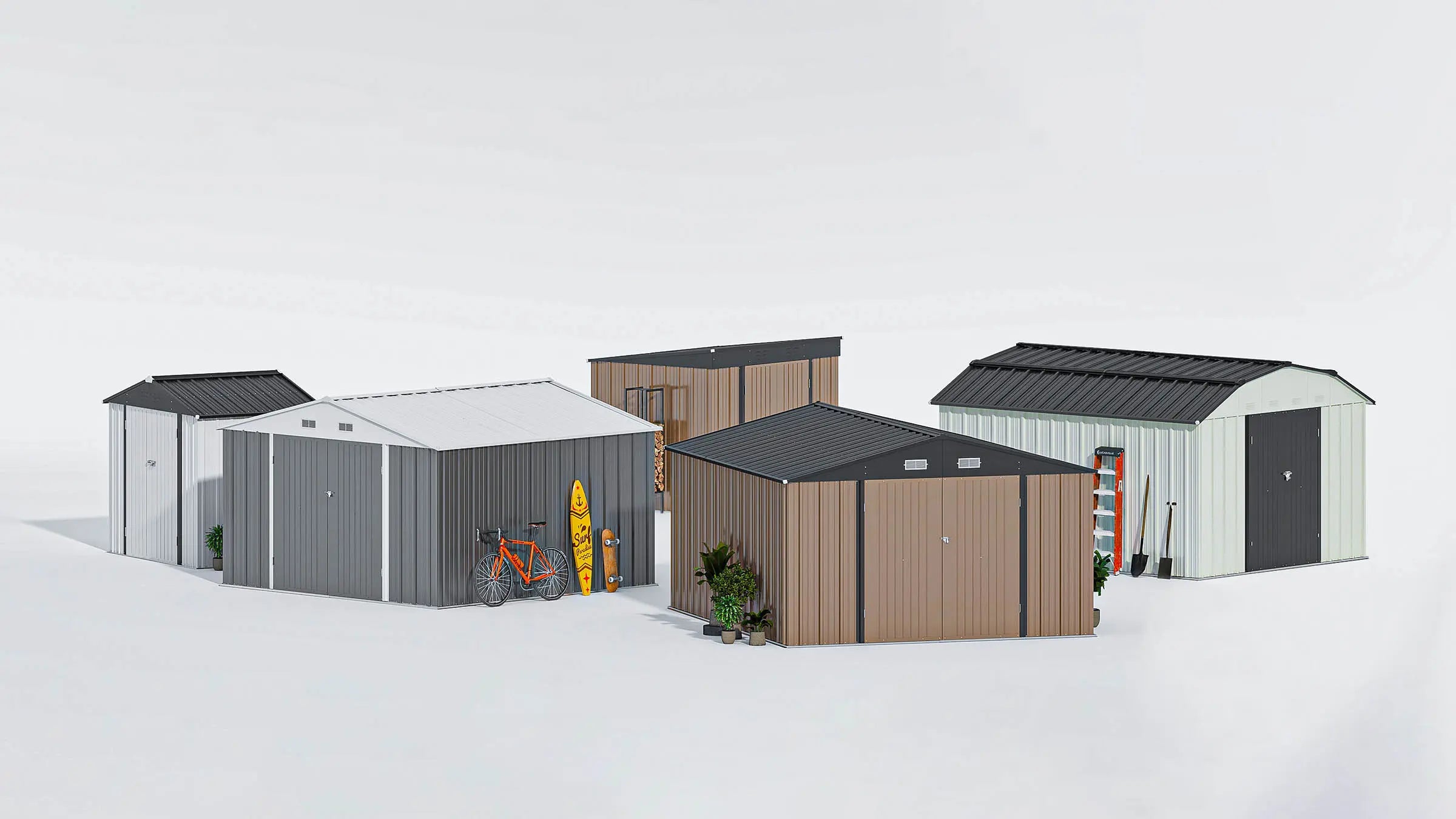 patiowell metal storage shed collection banner