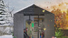 8x6 plastic stroage shed all-weather